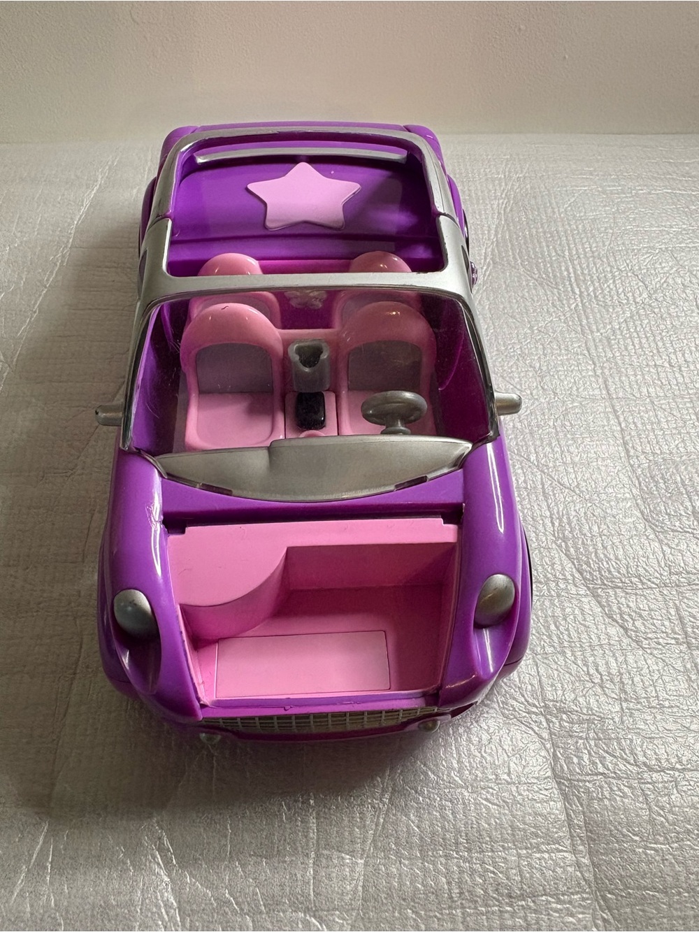 Polly Pocket Purple Convertible Car